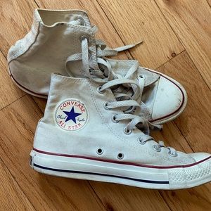 Converse high tops- Classic white